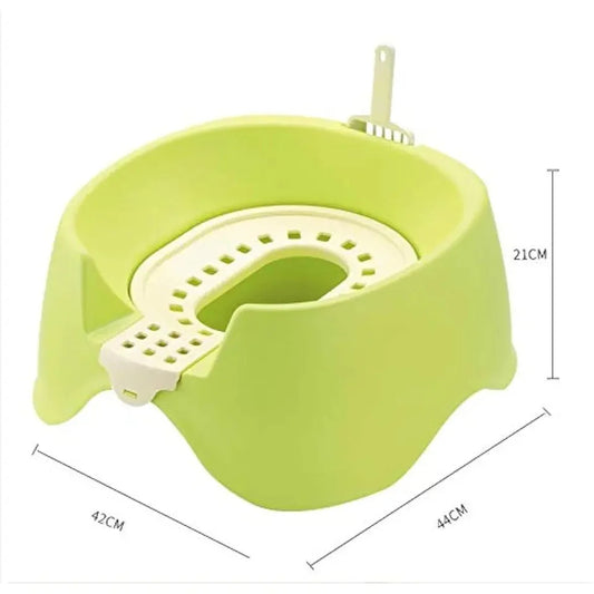 Modern Semi-Closed Cat Litter Box with Scoop – Odour Control & Easy Cleaning