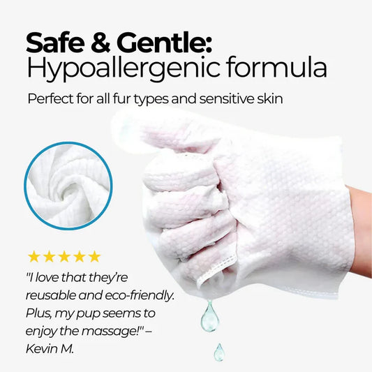 Pet Glove Wipes - The Zoo Mart