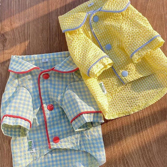 Plaid Cotton Loungewear - The Zoo Mart