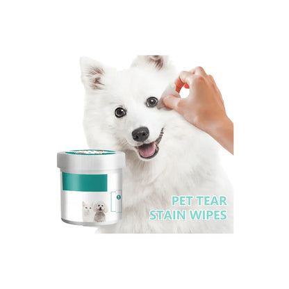 Pet Tear Stain Cleaning Wipes 130 pcs - The Zoo Mart