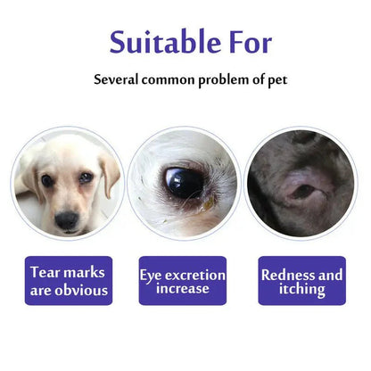 Pet Tear Stain Cleaning Wipes 130 pcs - The Zoo Mart