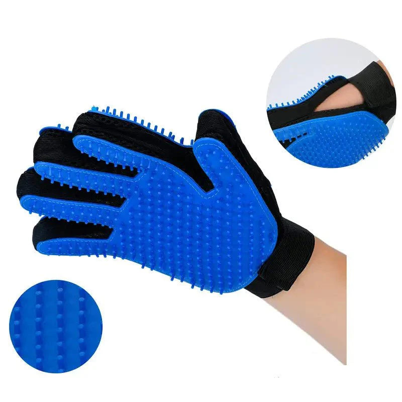 1 pairs Grooming Glove Gentle Hair Remover Brush