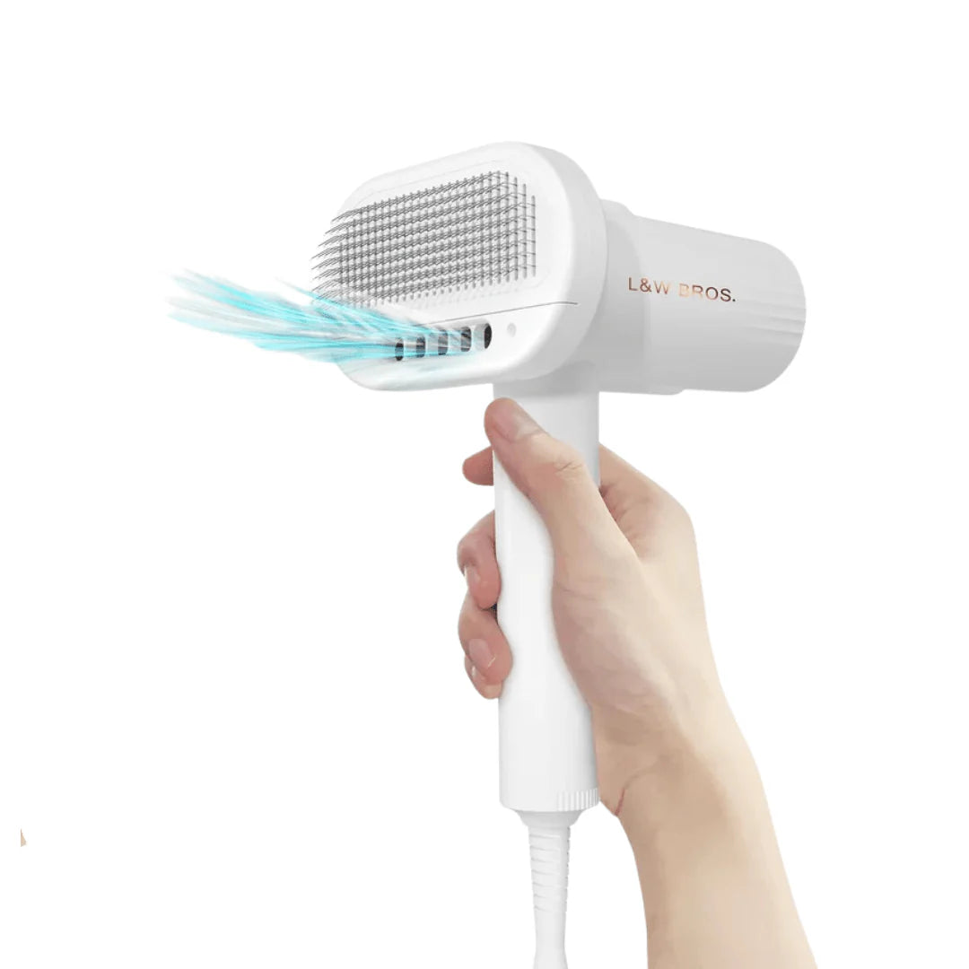 L&W BROS 2-in 1 Overheating Protection Low Noise Dryer for Small Dogs - The Zoo Mart