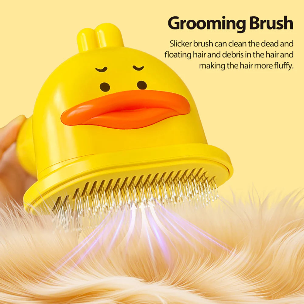 4-in-1 Pet Grooming & Cleaning Kit - Adorable Duck Design for Hassle-Free Pet Care - The Zoo Mart