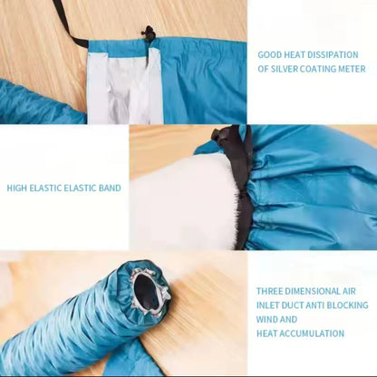Hands-Free Dog Drying Jacket with Air Hose | Quick & Stress-Free Pet Dryer Suit