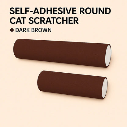 Self-Adhesive Cylindrical Cat Scratcher – Wall Mounted Scratch & Climb Toy