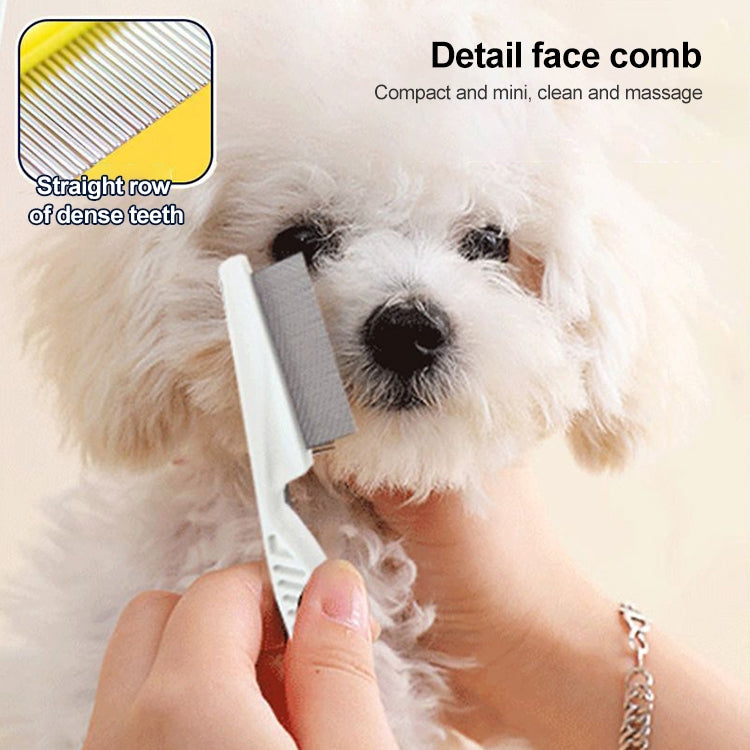 Pet Dog Cat Flea Removal Dense Tooth Beauty Comb 18cm - The Zoo Mart