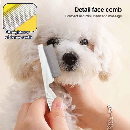 Pet Dog Cat Flea Removal Dense Tooth Beauty Comb 18cm - The Zoo Mart