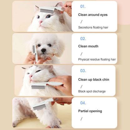 Pet Dog Cat Flea Removal Dense Tooth Beauty Comb 18cm - The Zoo Mart