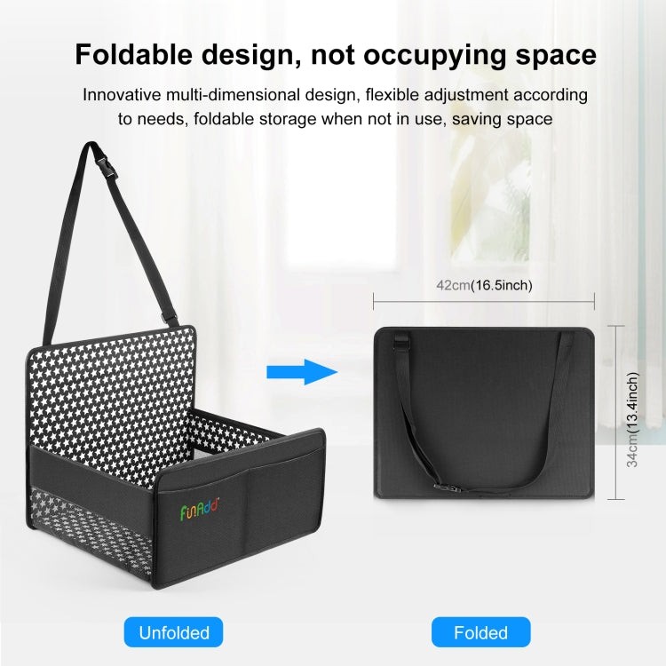 FunAdd Breathable and Foldable Pet Dog Car Basket Anti-dirty Waterproof Pad - The Zoo Mart