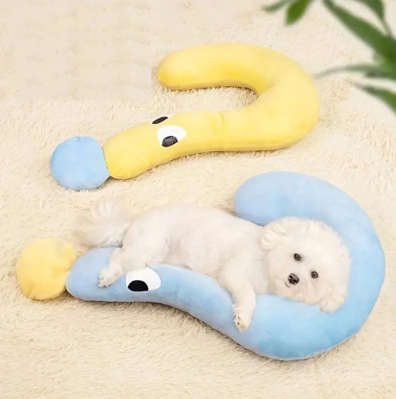 Question Dog Pillow