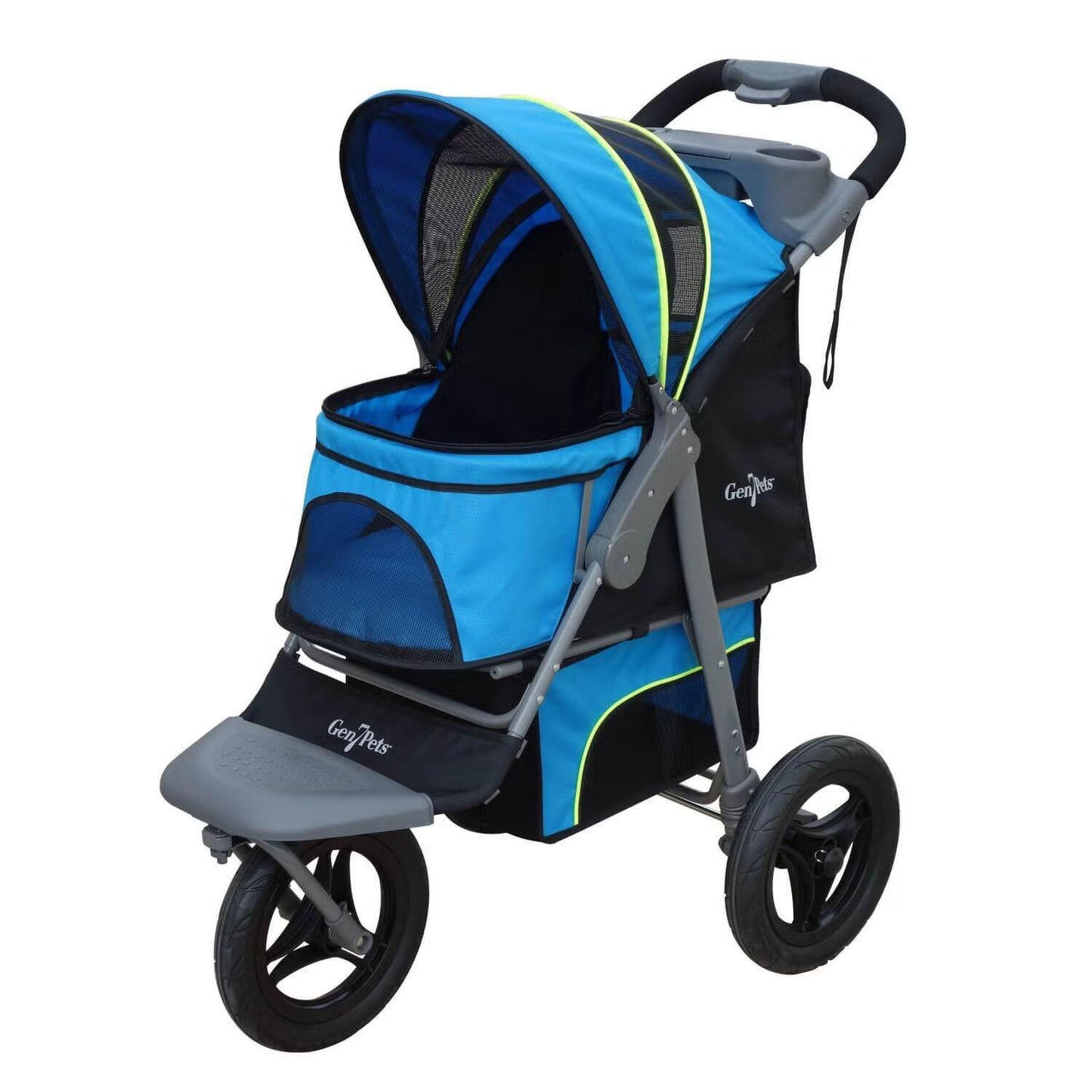 Pets Jogger Pet Stroller, Trailblazer Blue, 26" - The Zoo Mart