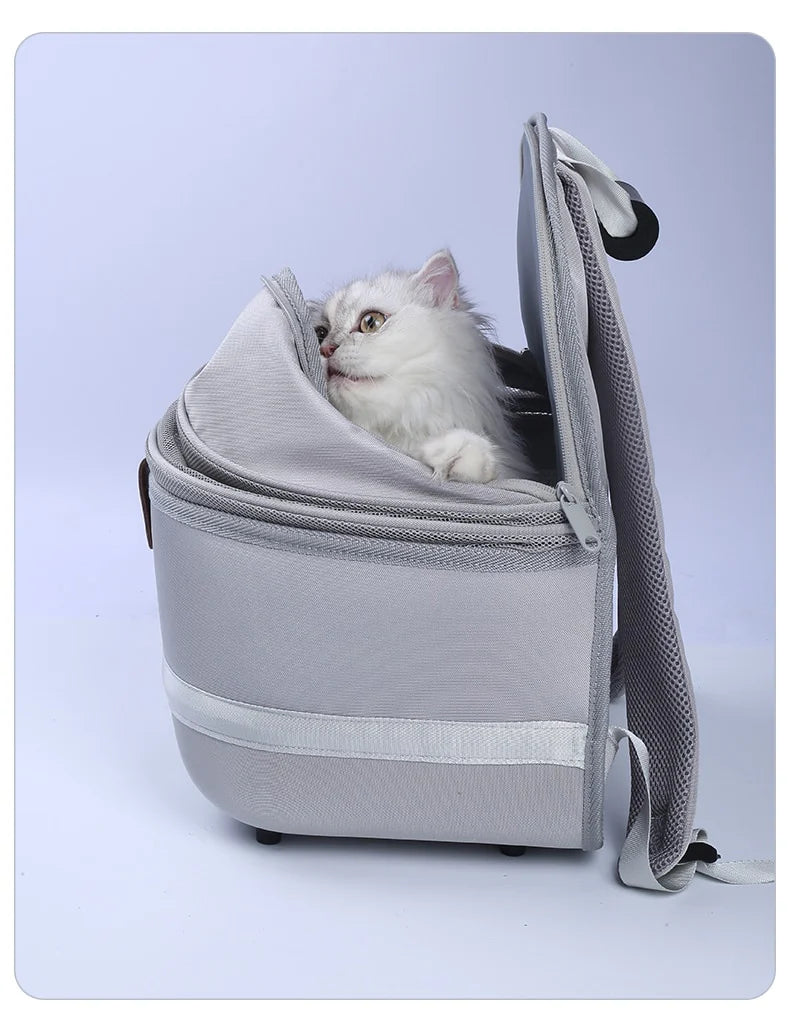 Breathable Pet Carrier Backpack for Cats & Small Dogs | Lightweight Travel Pet Bag