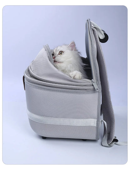 Breathable Pet Carrier Backpack for Cats & Small Dogs | Lightweight Travel Pet Bag