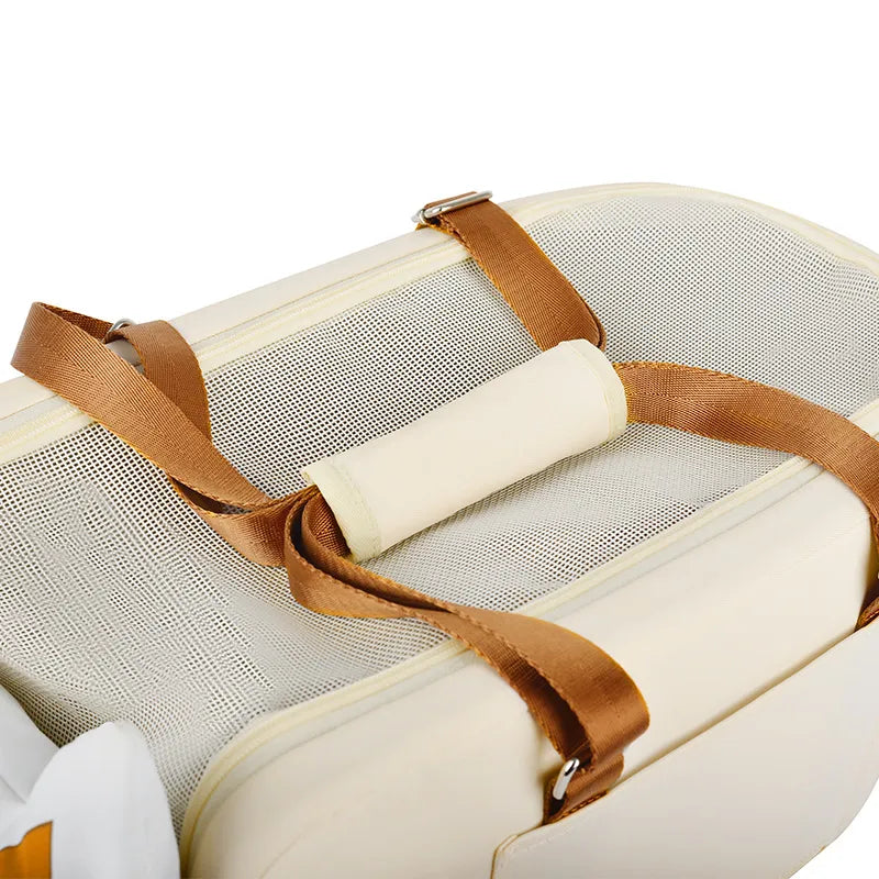 Dog Car Seat & Travel Carrier with Safety Leash | Anti-Escape Pet Booster Seat for Small Dogs