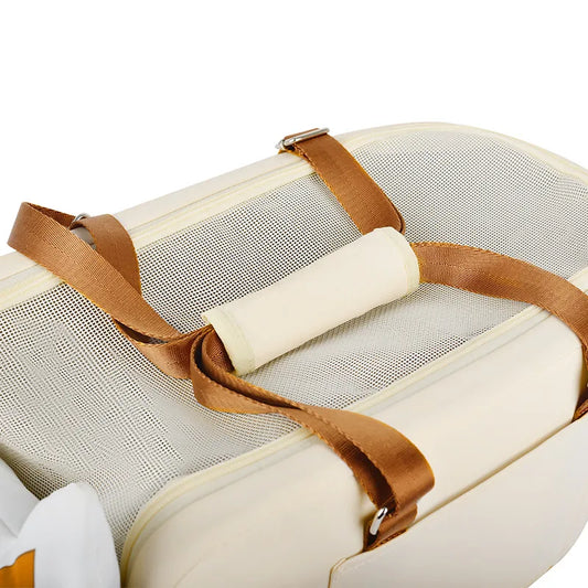 Dog Car Seat & Travel Carrier with Safety Leash | Anti-Escape Pet Booster Seat for Small Dogs