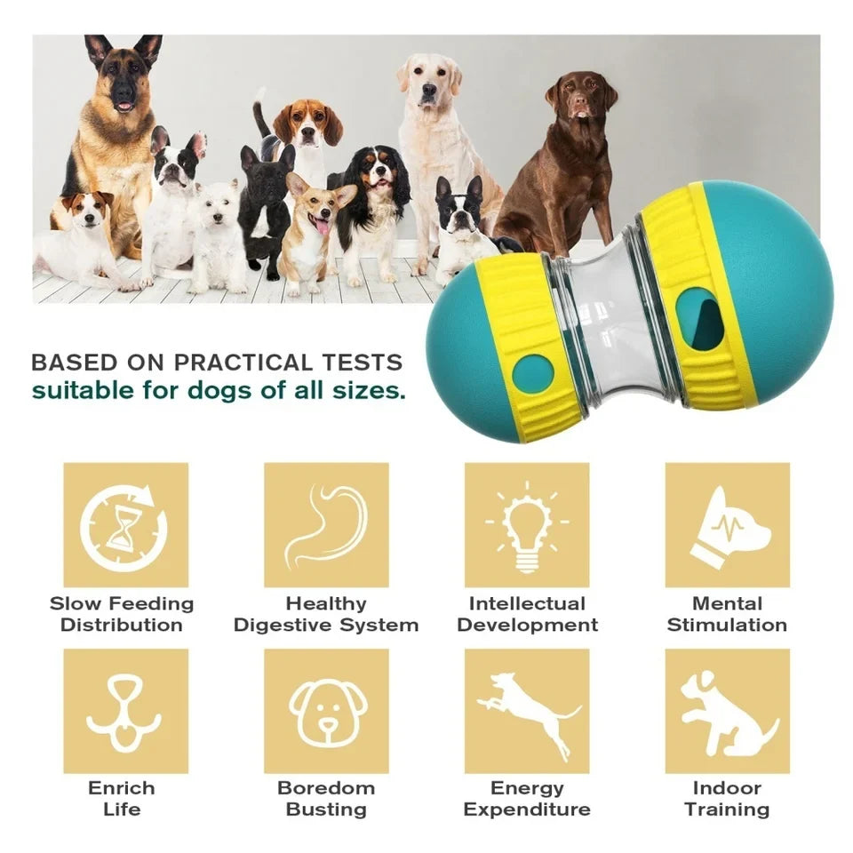 Dog Treat Dispenser Toy Interactive Leaking