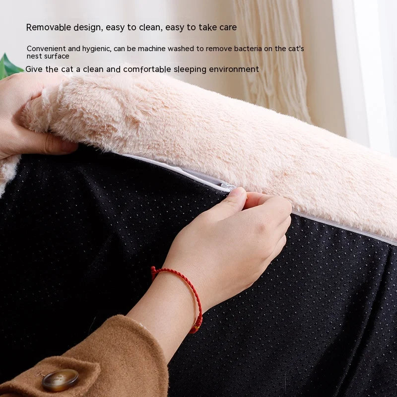 Ultra-Soft Plush Sofa Bed for Small Dogs & Cats | Cozy Armchair Style Pet Bed