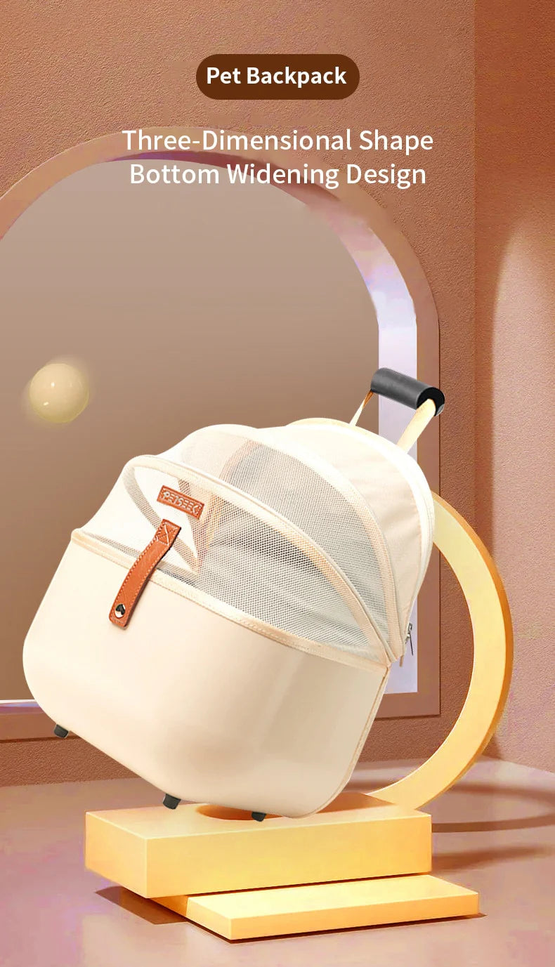 Breathable Pet Carrier Backpack for Cats & Small Dogs | Lightweight Travel Pet Bag