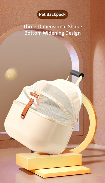 Breathable Pet Carrier Backpack for Cats & Small Dogs | Lightweight Travel Pet Bag