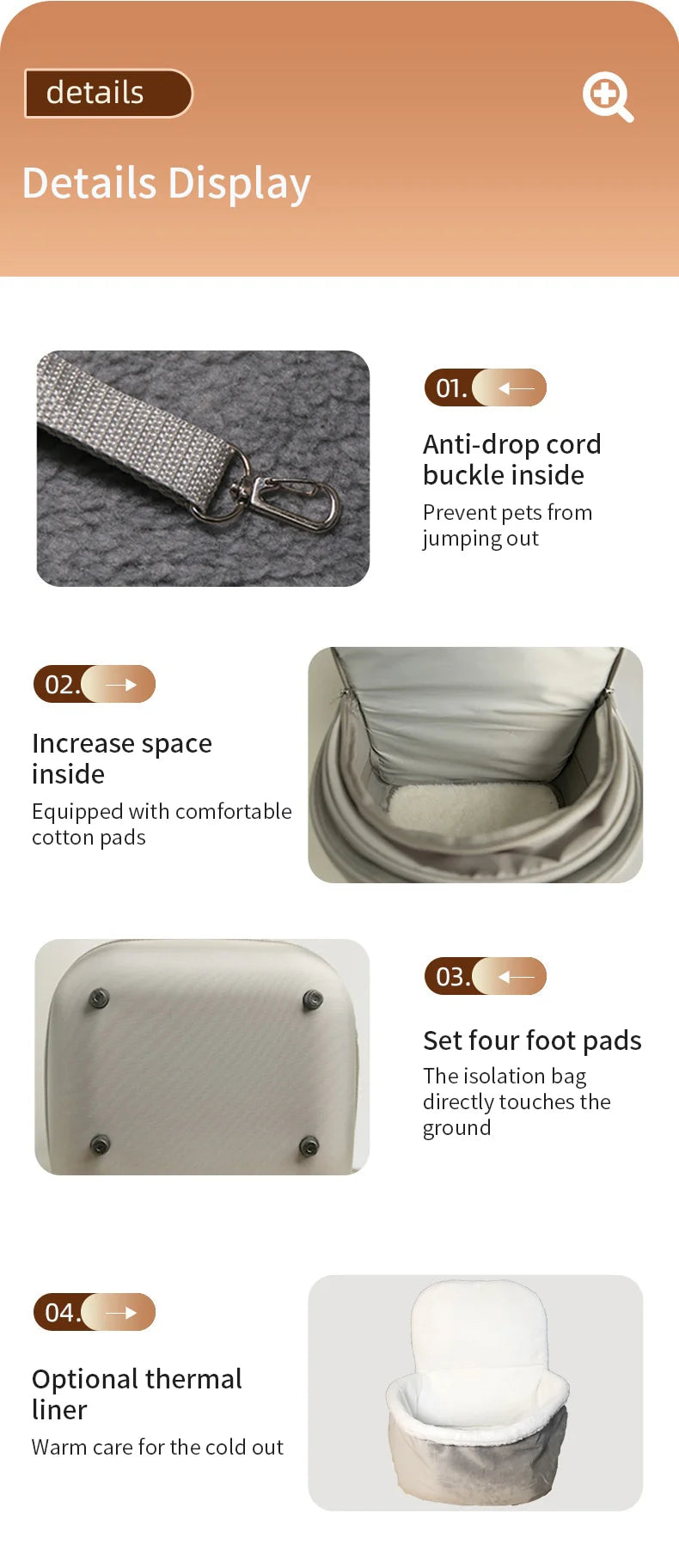 Breathable Pet Carrier Backpack for Cats & Small Dogs | Lightweight Travel Pet Bag