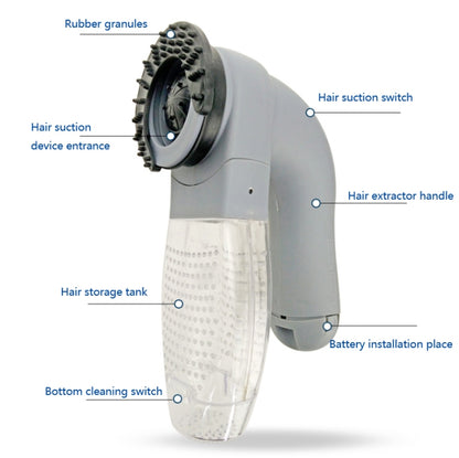 Pet Hair Suction Device Electric Massage Cleaning Vacuum Cleaner Pet Hair Sticking Device - The Zoo Mart
