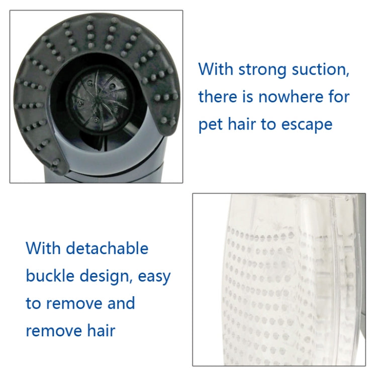 Pet Hair Suction Device Electric Massage Cleaning Vacuum Cleaner Pet Hair Sticking Device - The Zoo Mart