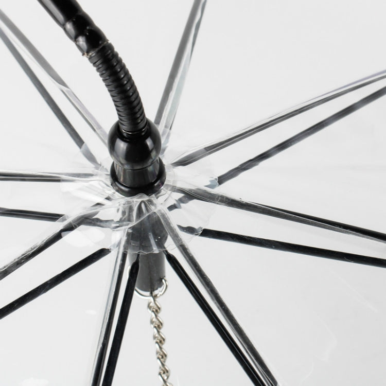 Pet Umbrella Transparent Adjustable Rainy Dog Walking Leash - The Zoo Mart