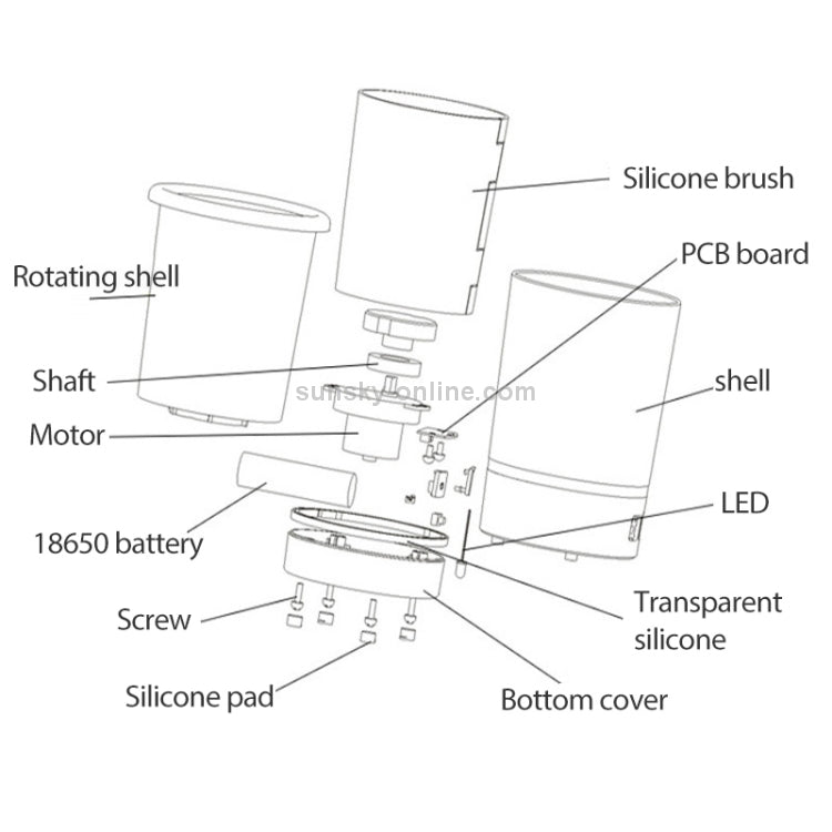 Pets Automatic Foot-Washing Cup Cats Dogs Extremities Cleaning Artifact