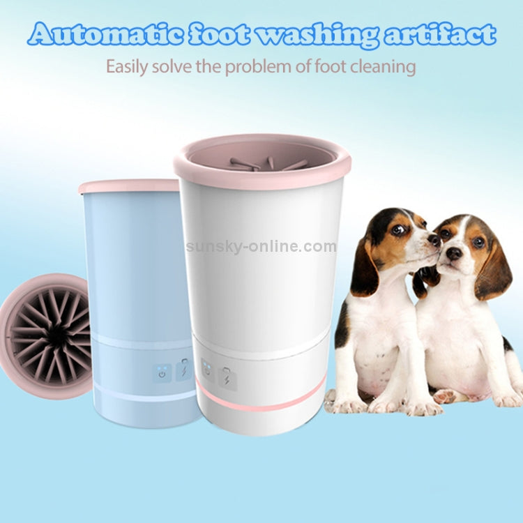 Pets Automatic Foot-Washing Cup Cats Dogs Extremities Cleaning Artifact