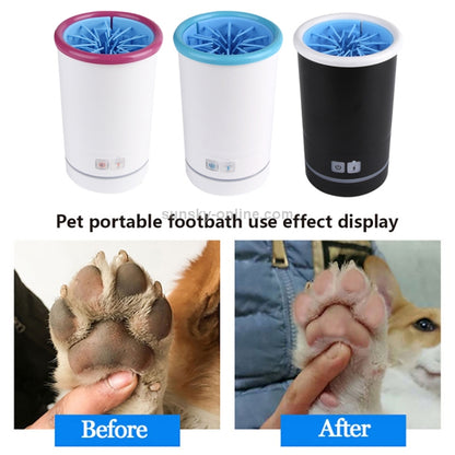 Pets Automatic Foot-Washing Cup Cats Dogs Extremities Cleaning Artifact - The Zoo Mart