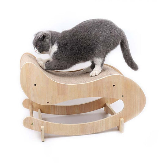 Corrugated Cat Scratching Board Shaker Claw Grinding Toy - The Zoo Mart