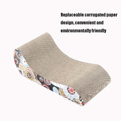 Corrugated Cat Scratching Board Shaker Claw Grinding Toy - The Zoo Mart