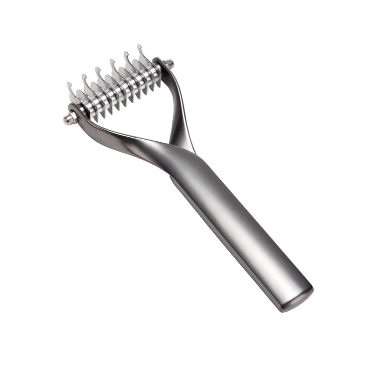 Pet Comb Zinc Alloy Double-Sided Cat Dog Cleaning Beauty Hair Removal Comb - The Zoo Mart