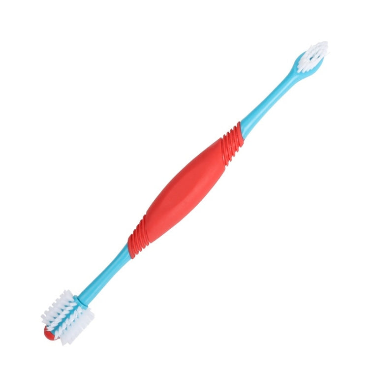 Pet Double-Head Toothbrush Pet Oral Cleaning Products - The Zoo Mart