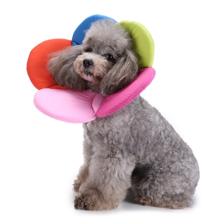 Pet Protection Collar Dog Flower Protection Collar