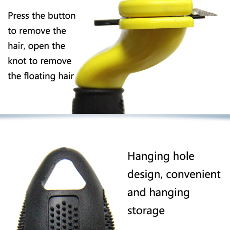 Dog Comb Pet Grooming Tool Hair Removal Knife Hair Removal Comb Pet Supplies, Specification - The Zoo Mart