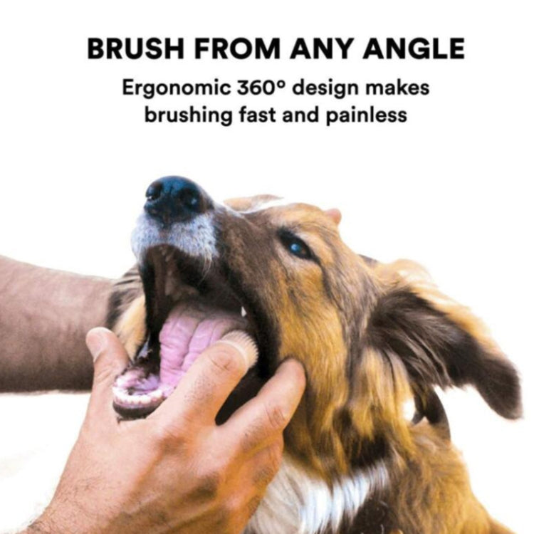 Pet Silicone Teeth Scaffolding Oral Cleaning Toothbrush - The Zoo Mart