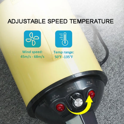 2100W Dog Dryer Stepless Speed Pet Hair Blaster With Vacuum Cleaner 220V UK Plug - The Zoo Mart