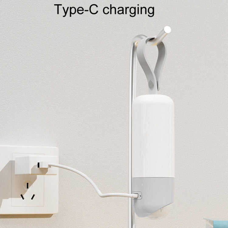 Portable Dog Poop Picker Pet Waste Bag Dispenser With LED Light(White) - The Zoo Mart