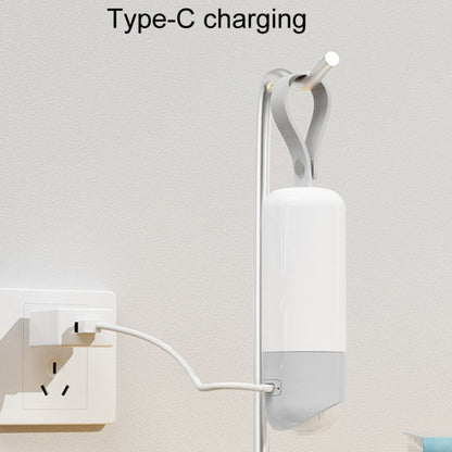 Portable Dog Poop Picker Pet Waste Bag Dispenser With LED Light(White) - The Zoo Mart