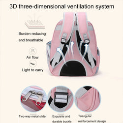 Cartoon Pattern Cat Transparent Pet Bag Space Capsule Portable Pet Backpack