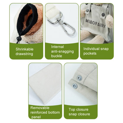 Portable Outing Cat Bag Exposed Shoulder Canvas Bag Small Dog Pet Bag - The Zoo Mart