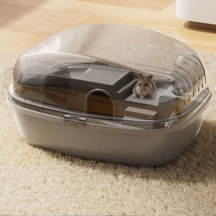 Panoramic Transparent Multi-Functional Large Space Hamster Cage, Style - The Zoo Mart