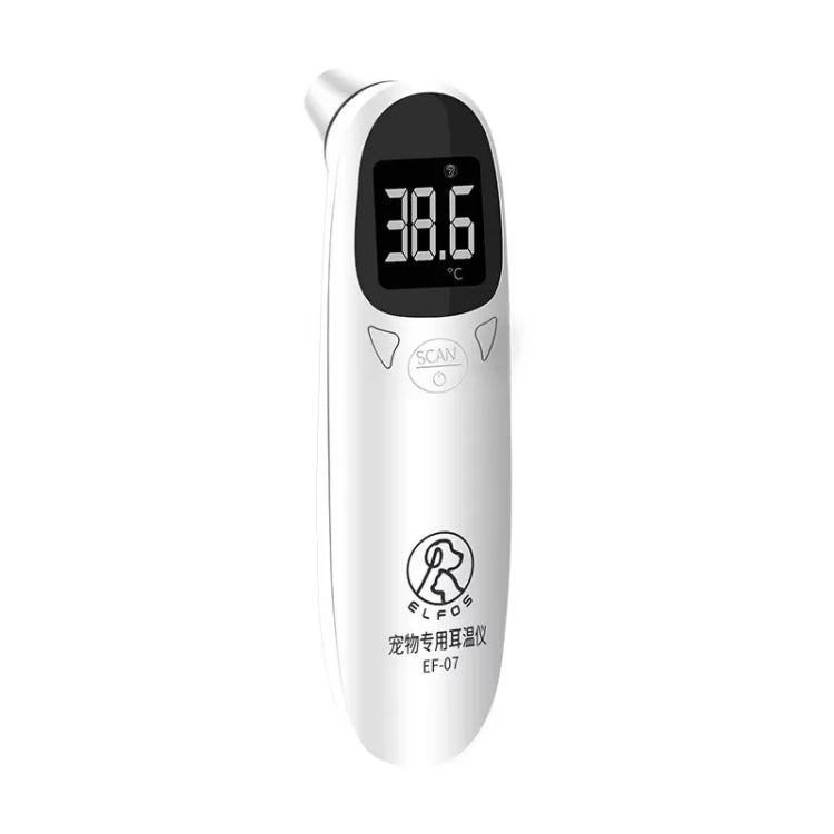 ELOFS EF-07 Pet Dog Cat Ear Digital Thermometer Accurate Infrared Measuring Animal Thermometer - The Zoo Mart