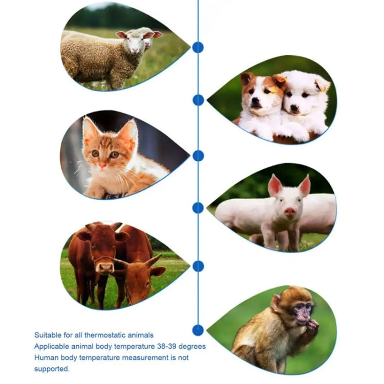 ELOFS EF-07 Pet Dog Cat Ear Digital Thermometer Accurate Infrared Measuring Animal Thermometer - The Zoo Mart