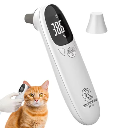 ELOFS EF-07 Pet Dog Cat Ear Digital Thermometer Accurate Infrared Measuring Animal Thermometer - The Zoo Mart