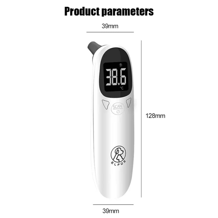 ELOFS EF-07 Pet Dog Cat Ear Digital Thermometer Accurate Infrared Measuring Animal Thermometer - The Zoo Mart