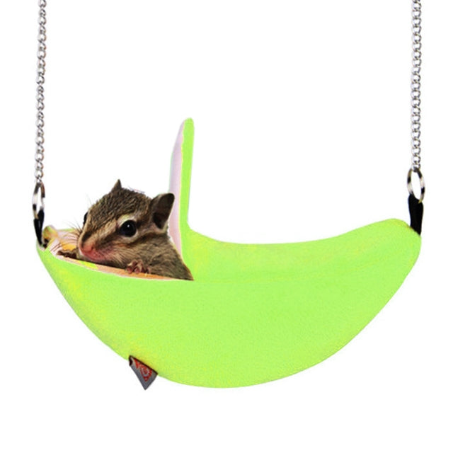 Hanging Swing Bed Banana Type Bed Small Nest Moon Bed for Small Animal - The Zoo Mart