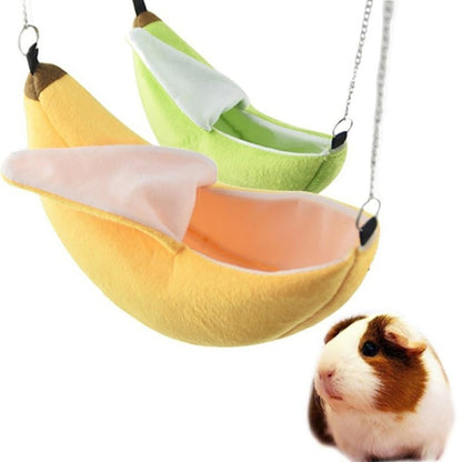 Hanging Swing Bed Banana Type Bed Small Nest Moon Bed for Small Animal - The Zoo Mart